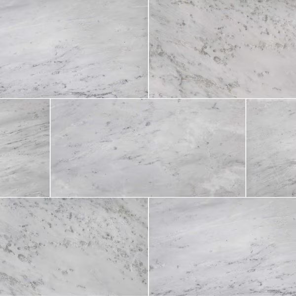 Arabescato Carrara 12 In. X 24 In. Polished Marble Floor And Wall Tile, 5PK, Msi, Mfr#: ZOR-NS-0031